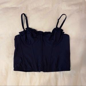 Urban Outfitters Black Corset Top